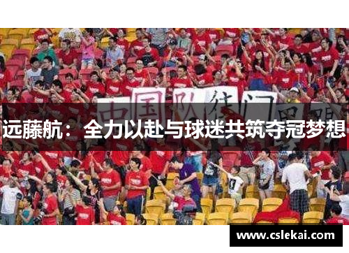 远藤航：全力以赴与球迷共筑夺冠梦想